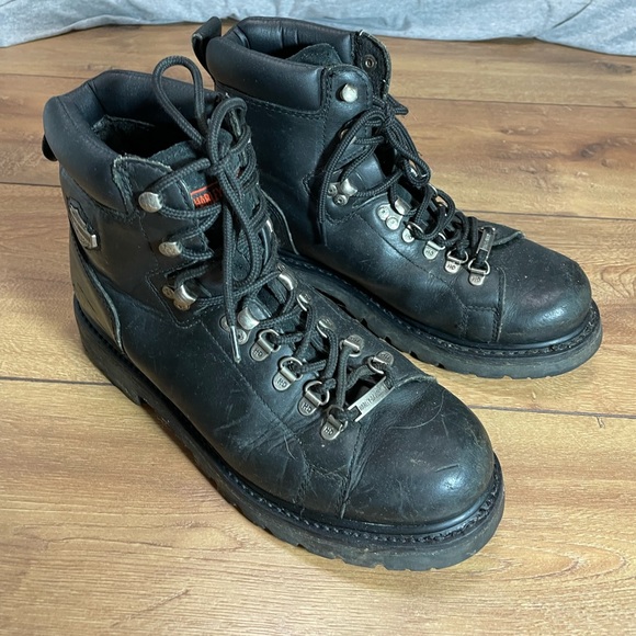 Men's Harley Davidson Dipstick Riding Boots - Picture 1 of 9